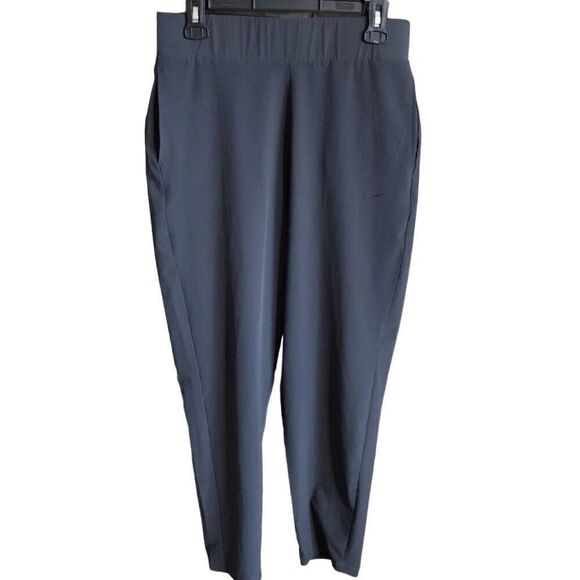 Nike dri fit size Large jogger athletic pants charcoal gray elastic waist - Picture 1 of 4